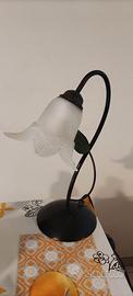 lampada in ferro/abatjour