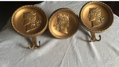 Ganci  x Attaccapanni da parete, vintage,