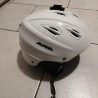casco da sci taglia 54-57