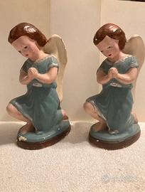 Coppia Angeli in gesso