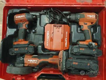 KIT AVVITATORE FLESSIBILE TRAPANO HILTI NURON 22V