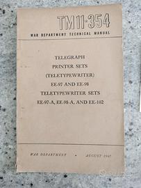 manuale  set stampante campale EE-97 EE-98