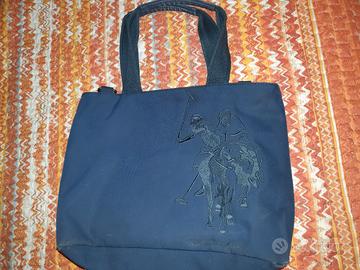 Borsa tote blu U.S. Polo Assn