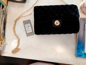 borsa pochette nera