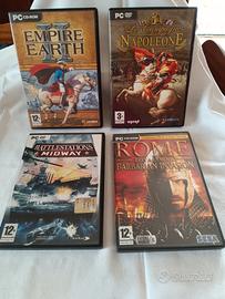 4 CD ROM battaglie storiche e non