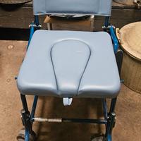 🩺 Sedia Comoda / WC con Ruote Vassilli – Nuova