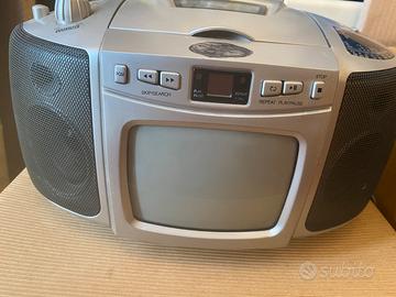 LETTORE CD RADIO E TV PORTATILE