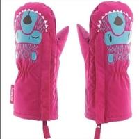 Guanti muffole sci bimba war rosa