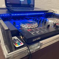 Console PIONEER + Flight case + cuffie + cavi