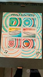 FOGLIETTO FILATELICO ITALIA 90