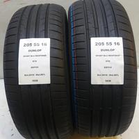 2 GOMME 205 55 16 DUNLOP A1836