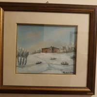 Quadri paesaggi invernali di Aldo Iori
