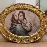 Maternità 1950 di dimensione 65.5cmx52.5cm