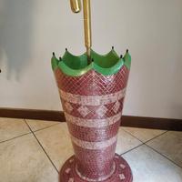 PORTAOMBRELLI IN MOSAICO, PEZZO UNICO ANNI 50