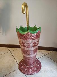 PORTAOMBRELLI IN MOSAICO, PEZZO UNICO ANNI 50