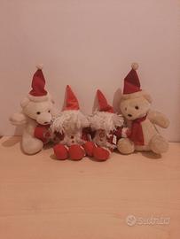 Lotto peluche di Natale.