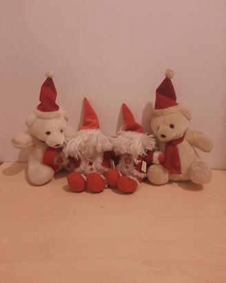 Lotto peluche di Natale.
