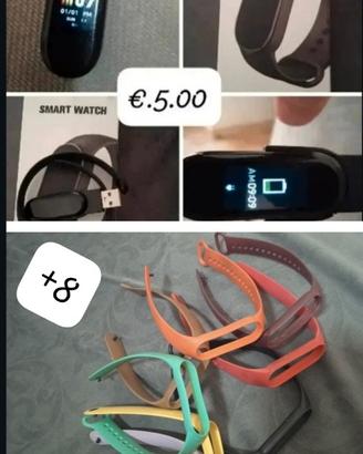 Orologio smartwatch slim contapassi 