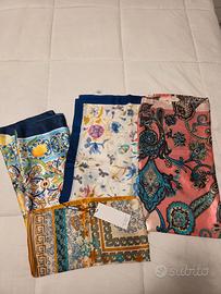 Foulard satin nuovi mai usati