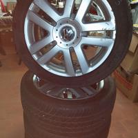 ruote Golf  17 pollici ,originali VW , gommate.