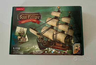 Puzzle 3D Nave San Felipe – CubicFun/Revell –Nuovo
