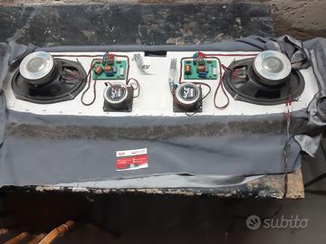 Pannello fiat 126 con casse acustiche 