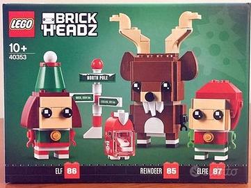 LEGO 40353 BRICKHEADZ Renna, elfo ed elfa MISB