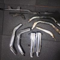 collettori  scarico sportster e paracalore scudi 