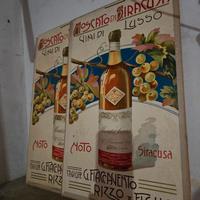 targa in cartone pressato Vino