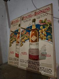 targa in cartone pressato Vino