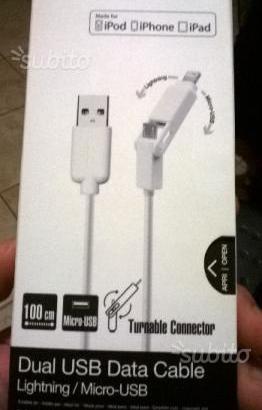 2 Cavi Sbs universale lightining micro usb