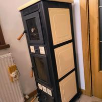 Stufa a legna con forno