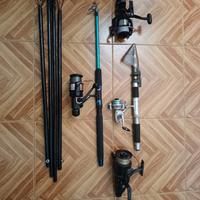 materiale pesca in buono stato