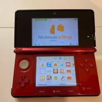 Nintendo 3ds rosso metallico