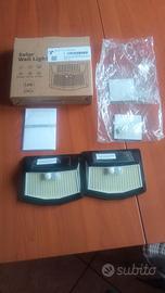 N°2 lampade solari da parete