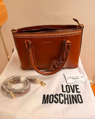 Borsa Love Moschino Marrone con Tracolla - Nuova