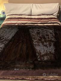 Coperta in vera pelliccia di VISONE