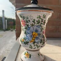 Vaso in ceramica fiorito