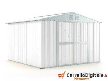 Box struttura lamiera Acciaio 327x307cm bianco