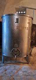 botte acciaio 2000 litri per vino