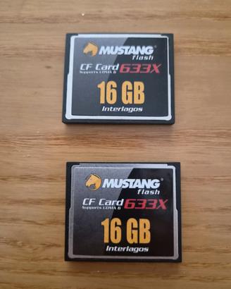 COMPACT FLASH CF CARD MUSTANG 16 GB 633X