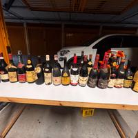 Bottiglie vino vecchie