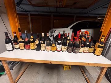 Bottiglie vino vecchie