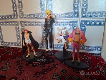 Lotto Action Figure One Piece Luffy Sanji Shanks