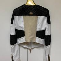 Giubbino donna in pelle mangano