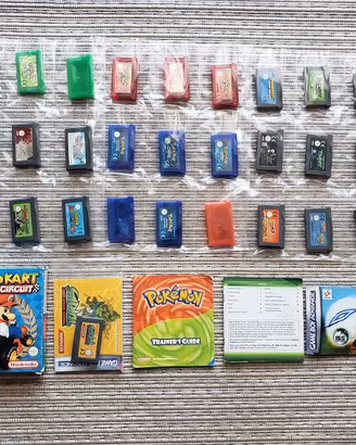 GIOCHI GAME BOY CON SCATOLA E LIBRETTO