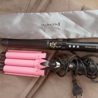 piastra arriccia  capelli+piastra per fare le onde