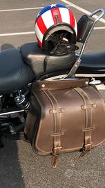 Borsa laterale Vero cuoio dyna