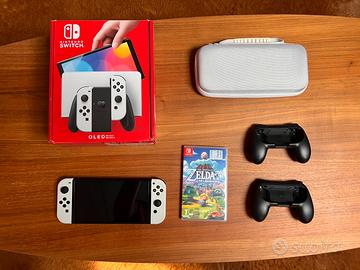 Switch oled + accessori + zelda