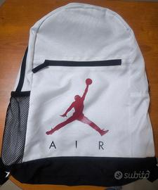 zaino jordan air bianco / nero